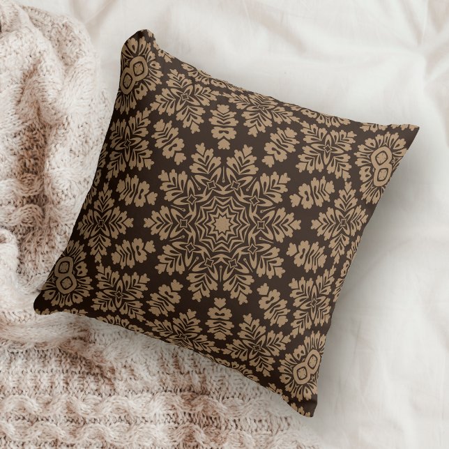 Brown Star Geometric Cushion (Creator Uploaded)