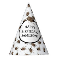 Brown Stink Bug Illustration Personalised Party