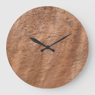 Brown stone Rock natural  Large Clock