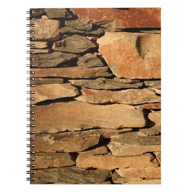 Brown stone wall notebook (Front)