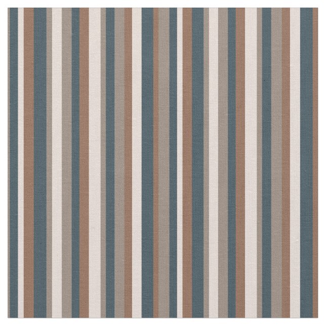 Brown Striped Fabric (Close Up)