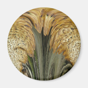 Brown Striped Shelf Fungus Coordinating Items Magnet