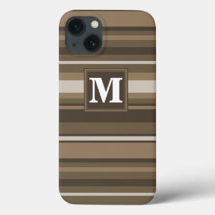 Brown stripes Case-Mate iPhone case