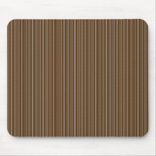 Brown Stripes Mouse Pad