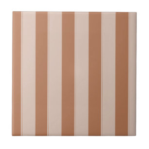 Brown stripes on tile
