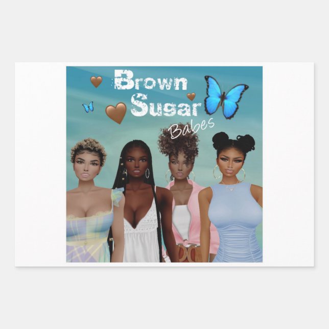 Brown Sugar Babes Gift Wrap 4 (Front)