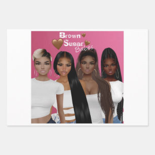 Brown Sugar Babes Gift Wrap 6