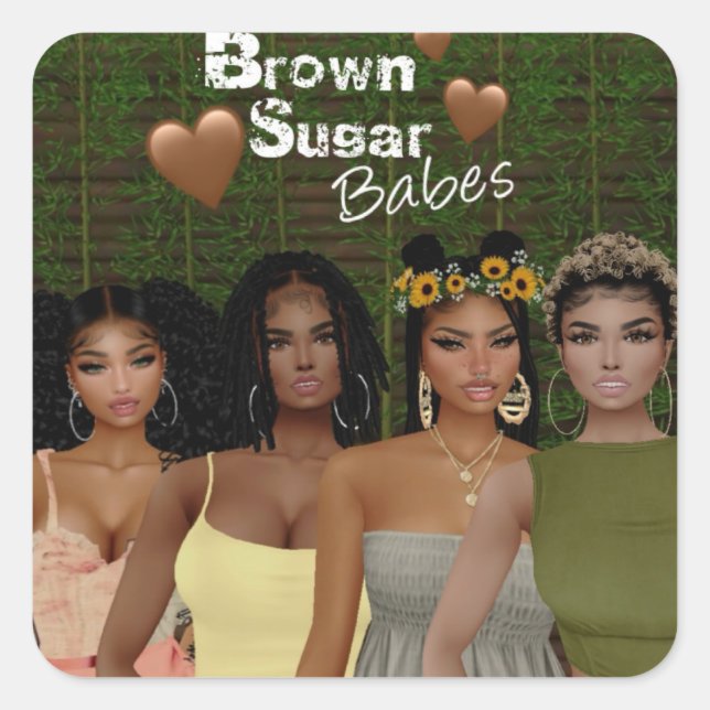 Brown Sugar Babes Stickers 13 (Front)