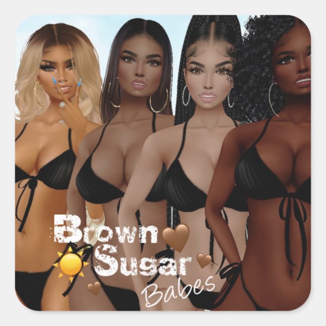 Brown Sugar Babes Stickers 5 (Front)