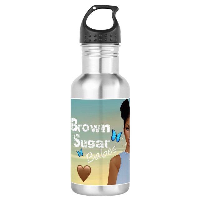 Brown Sugar Babes Water Bottle 1 (Front)