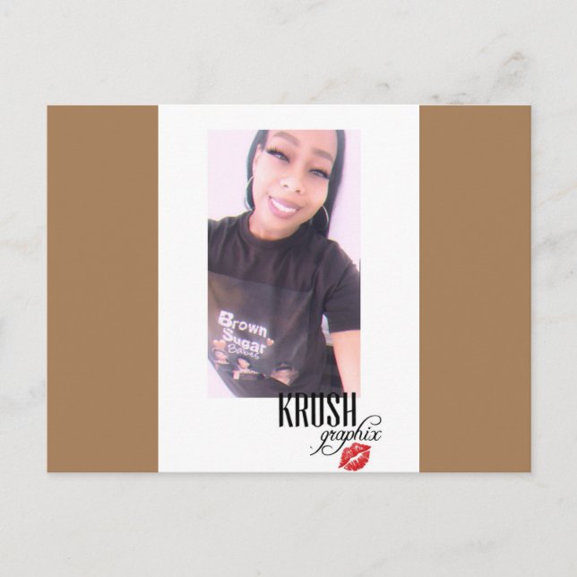 Brown Sugar Babes x Ahsek Novel Postcard 1 (Front)