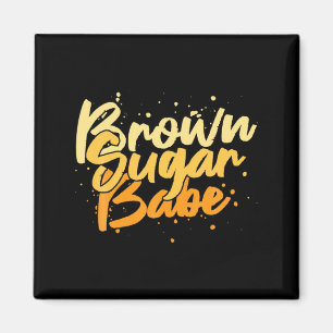 brown sugar girl juneteenth freedom day 1865 magnet