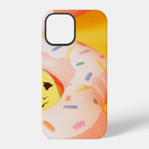 Brown sun hat near floater iPhone 12 case