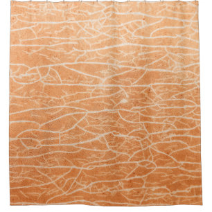 Brown surface shower curtain