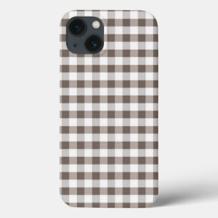 Brown Table Cloth Pattern iPhone 13 Case