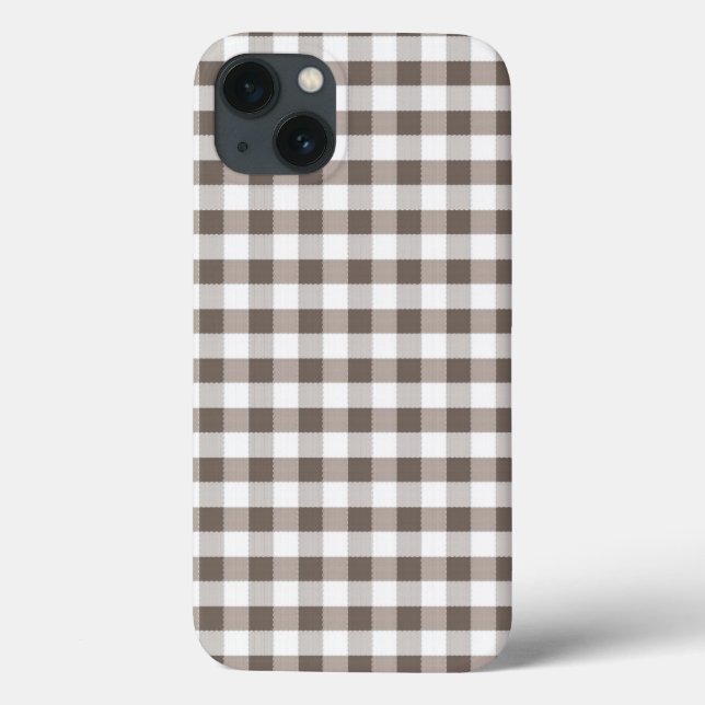 Brown Table Cloth Pattern Case-Mate iPhone Case (Back)