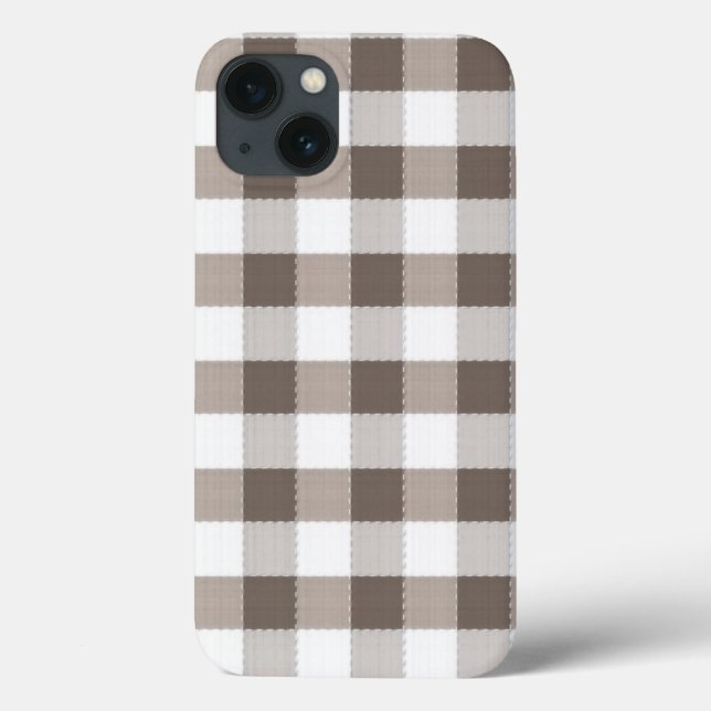 Brown Table Cloth Pattern Case-Mate iPhone Case (Back)