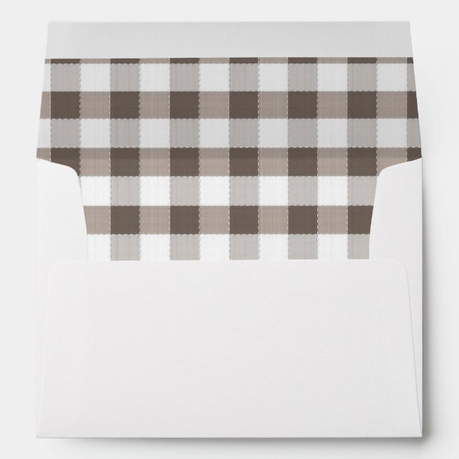 Brown Table Cloth Pattern Envelopes (Back (Bottom))