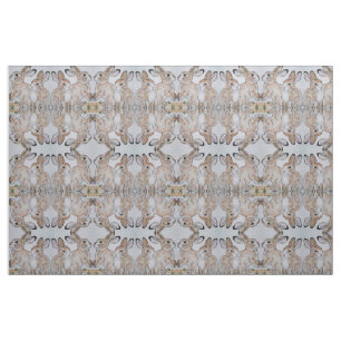 Brown Tan Baby Bunny Rabbit Lively Fun Fabric