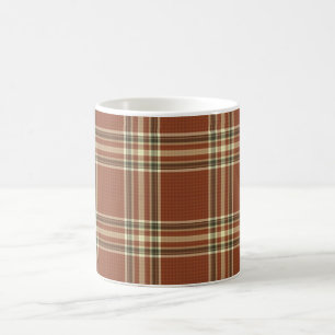 Brown Tartan Mug