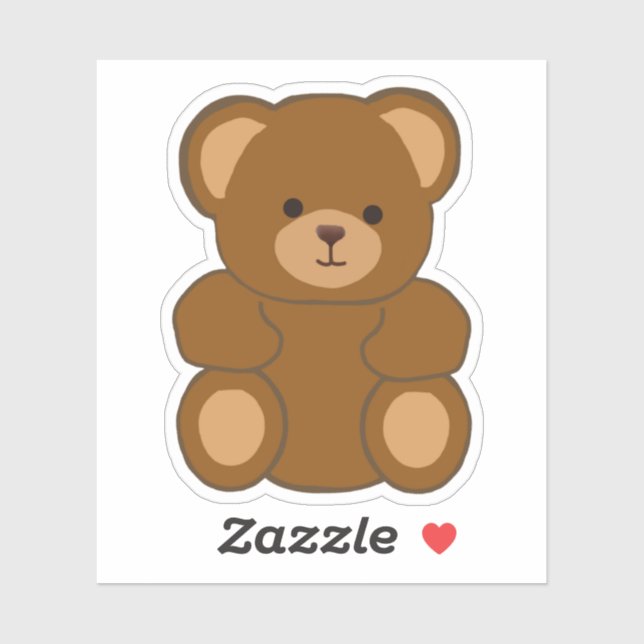 Brown Teddy Bear (Sheet)