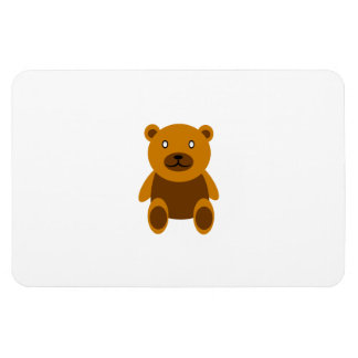 Brown teddy bear clipart magnet