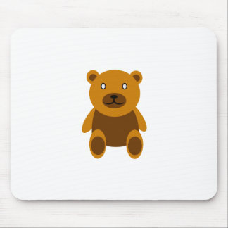Brown teddy bear clipart mouse pad