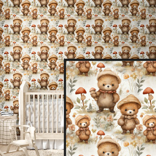 Brown Teddy Bear Friends Wallpaper