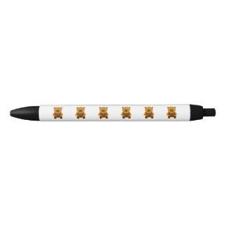 Brown teddybear clipart black ink pen