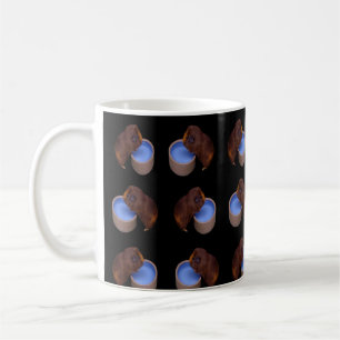 Brown Thirsty Guinea Pigs, Coffee Mug
