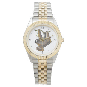 brown three-toed sloth watch