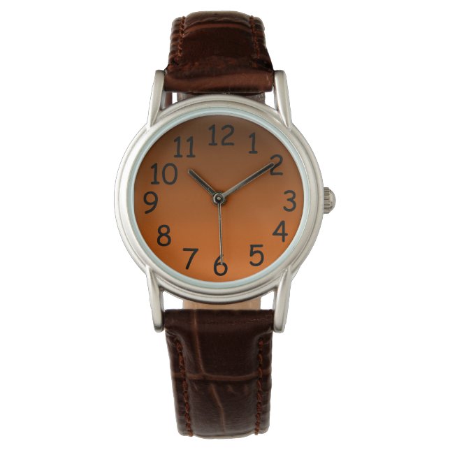Brown to Orange Fade  Watch (Front)