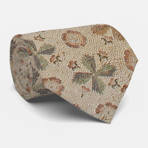 Brown Tones Mosaic Tile Floor From Israel Necktie
