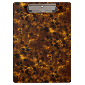 Brown Tortoise print Clipboard