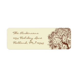 Brown Tree Return Address