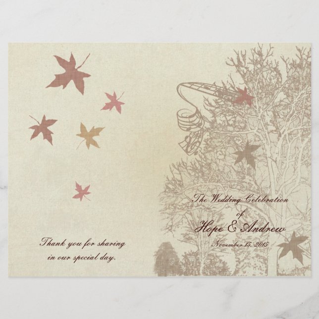 Brown Tree Weddings (Front)