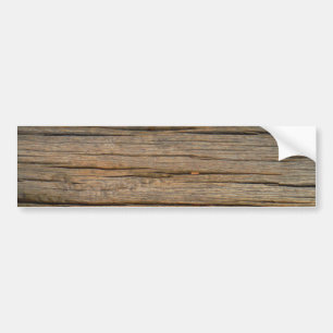 brown tree wood close up bumper sticker
