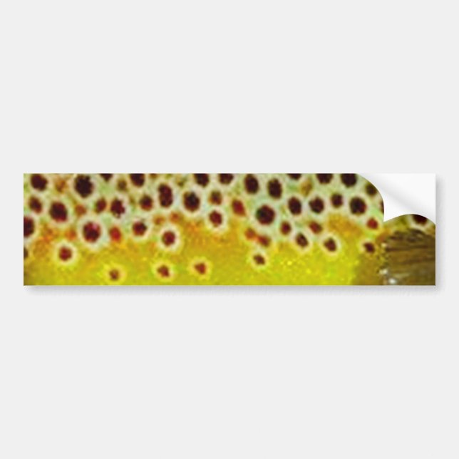 Brown Trout by PatternWear© Bumper Sticker (Front)