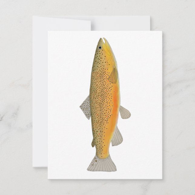 Brown Trout Card (Front)
