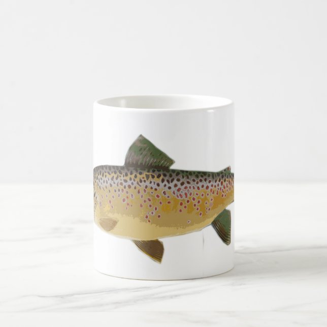 Brown Trout Coffee Mug (Center)