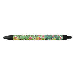 Brown Trout Fishing Black Ink Pen