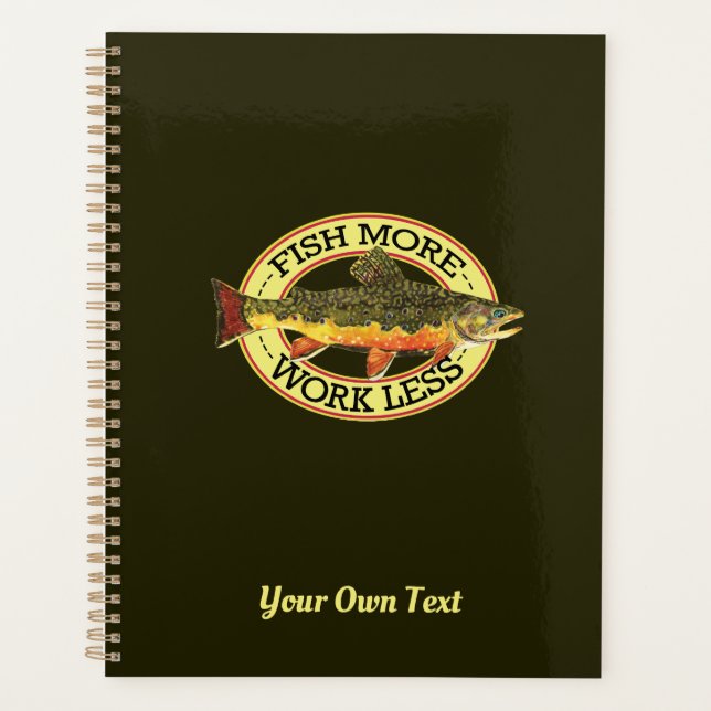 Brown Trout Fishing - Customise It! Planner (Front)
