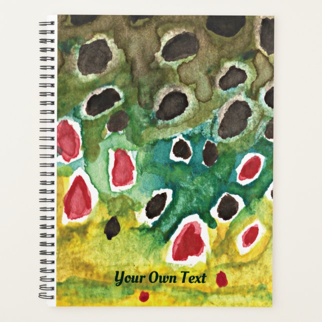 Brown Trout Fly Fishing Angler's Planner (Front)
