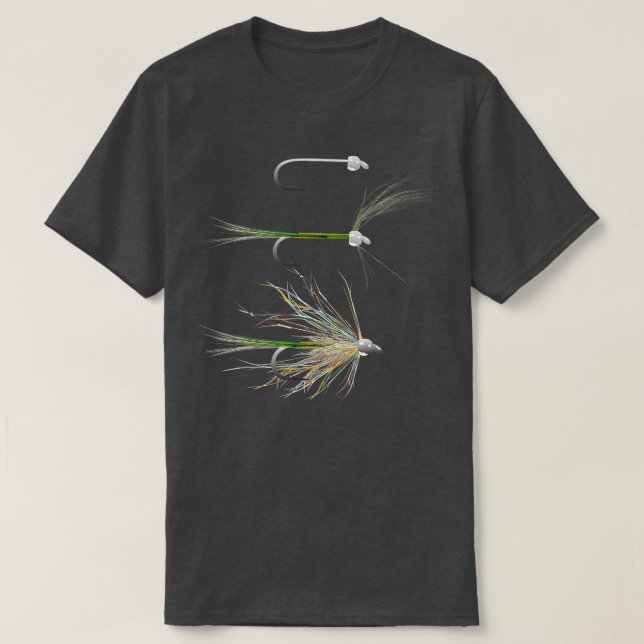Brown Trout Fly Fishing Fly Tying Flies Nymph for  T-Shirt (Design Front)