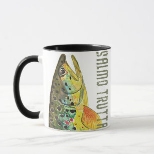 Brown Trout Ichthyology, Fishing, Fly Fishing Mug