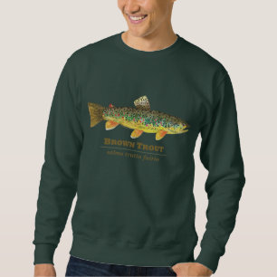 Brown Trout Latin Ichthyology Sweatshirt