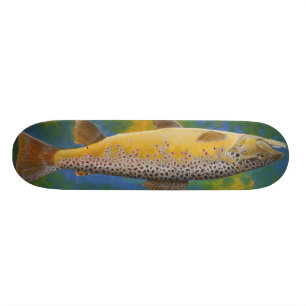 Brown trout skateboard