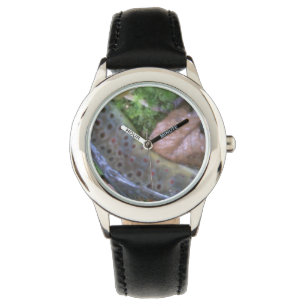 Brown trout skin,  fly fishing watch