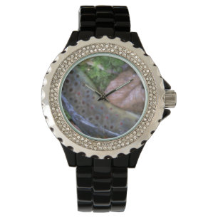 Brown trout skin,  fly fishing watch