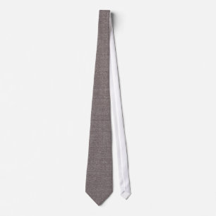 BROWN TWEED TIE